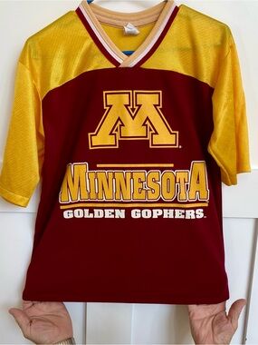 Minnesota Golden Gophers Youth Short Sleeve Team Tee - Maroon & Gold